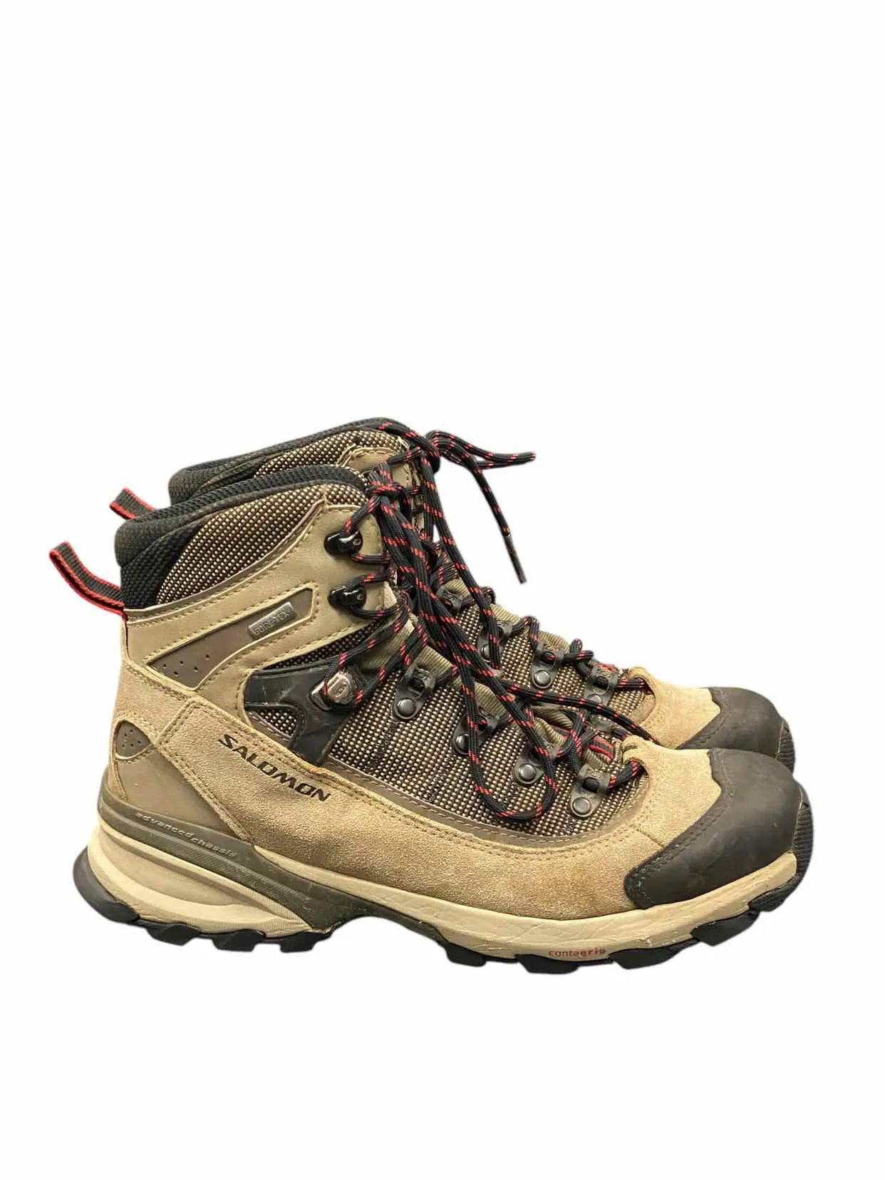 Salomon Shoe Size 8 Brown Hiking Boots Boots(Ankle)