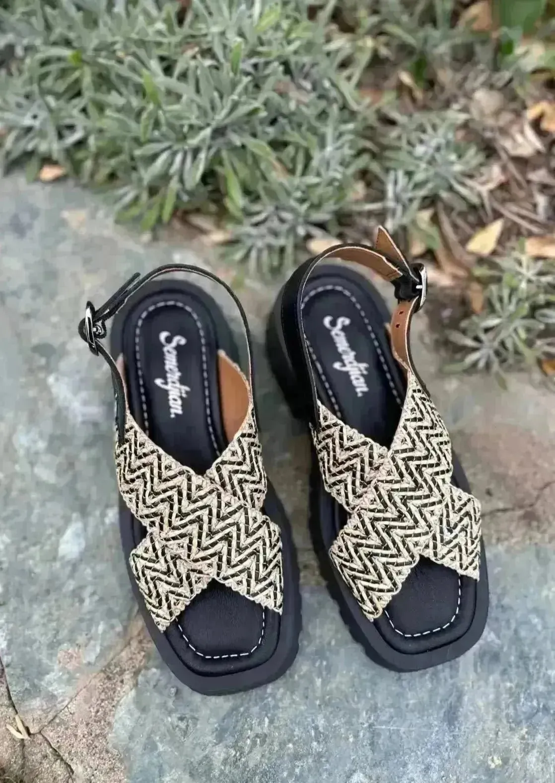 Sandales Semerdjian Agata nero