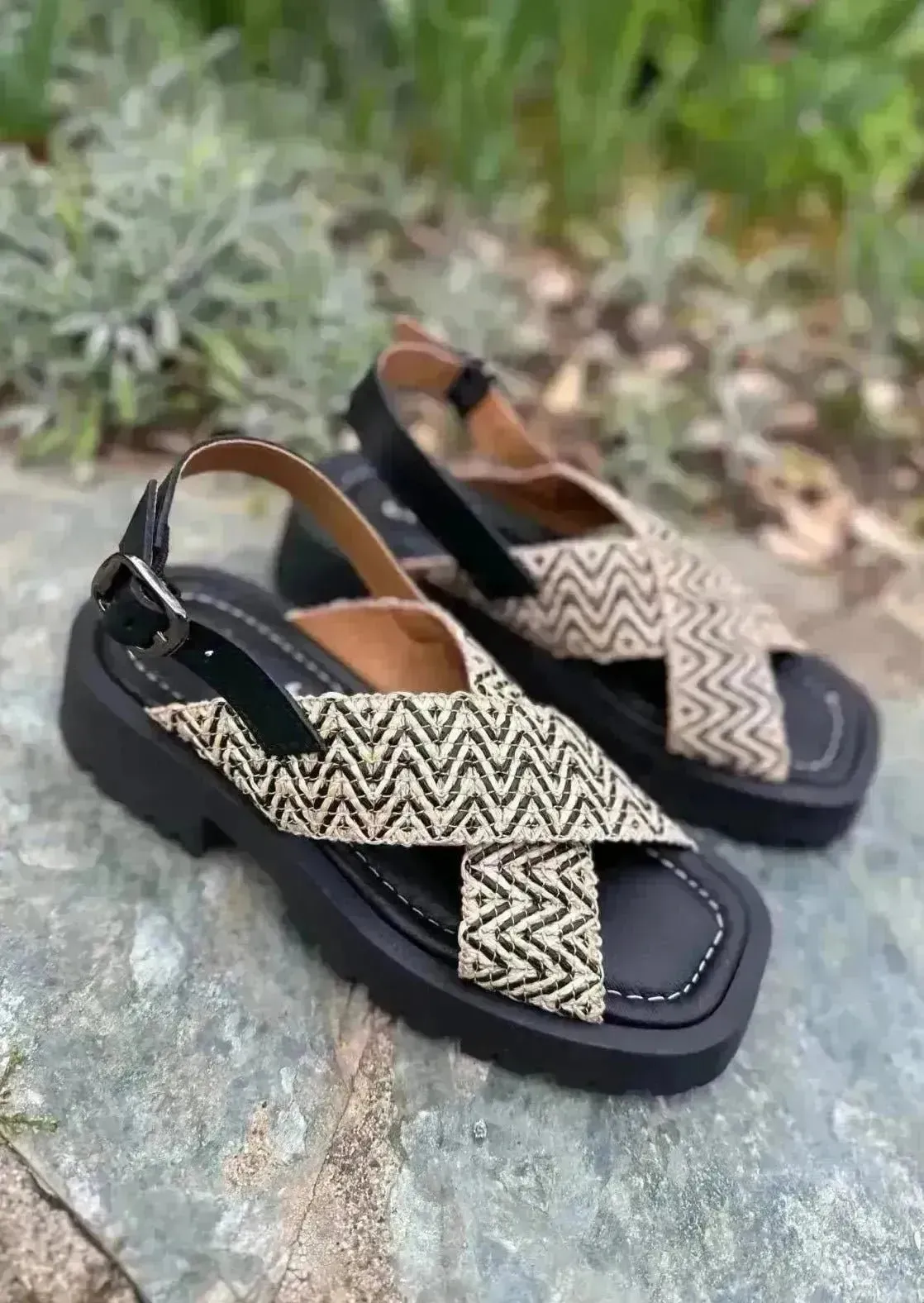 Sandales Semerdjian Agata nero