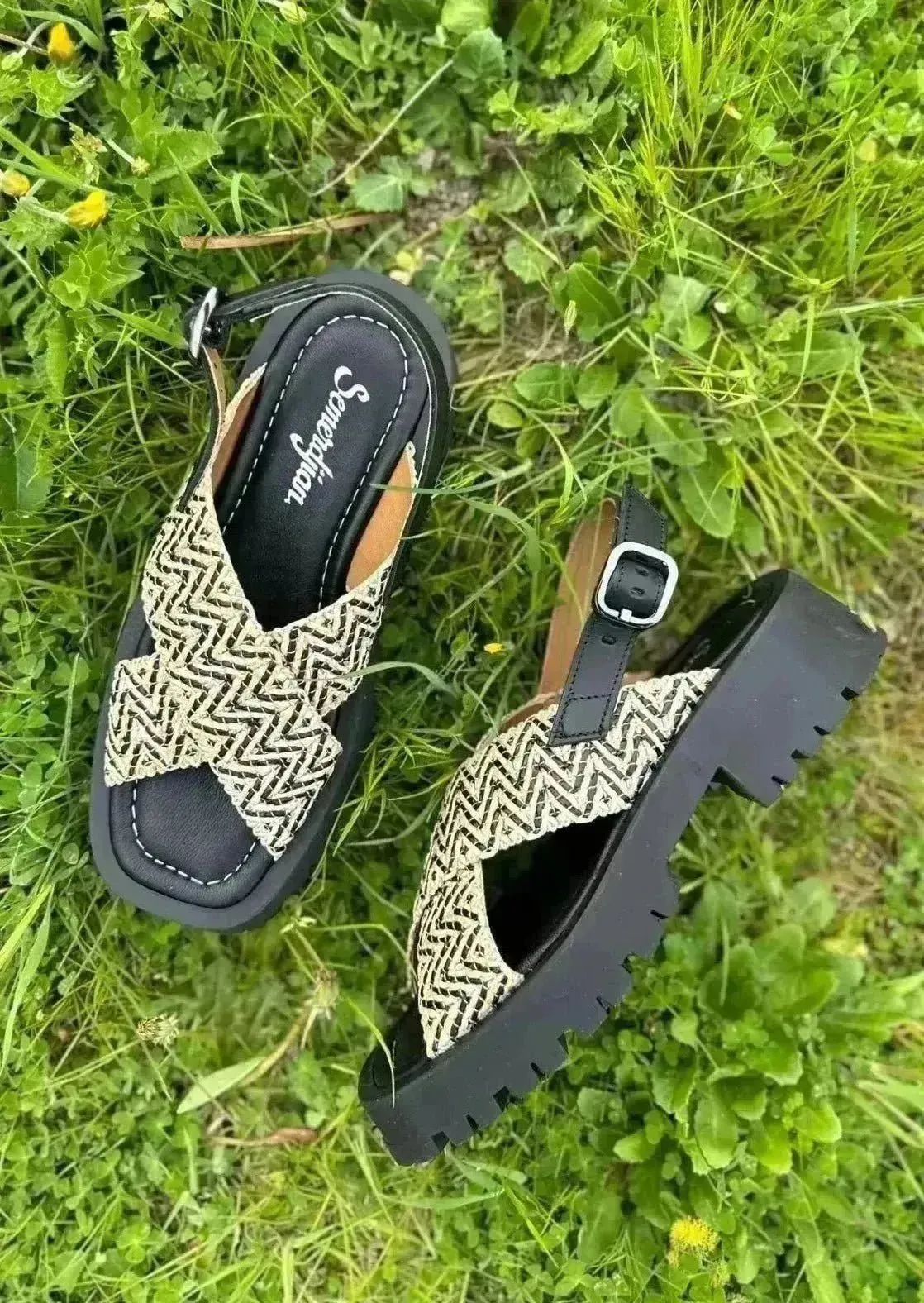 Sandales Semerdjian Agata nero