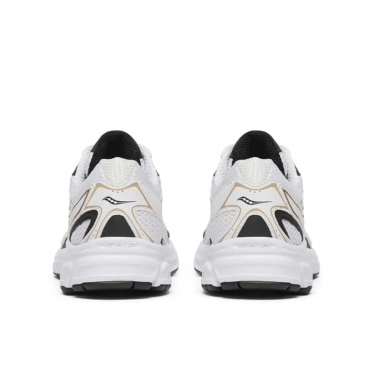 Saucony Millennium White/Gold/Black Trainers
