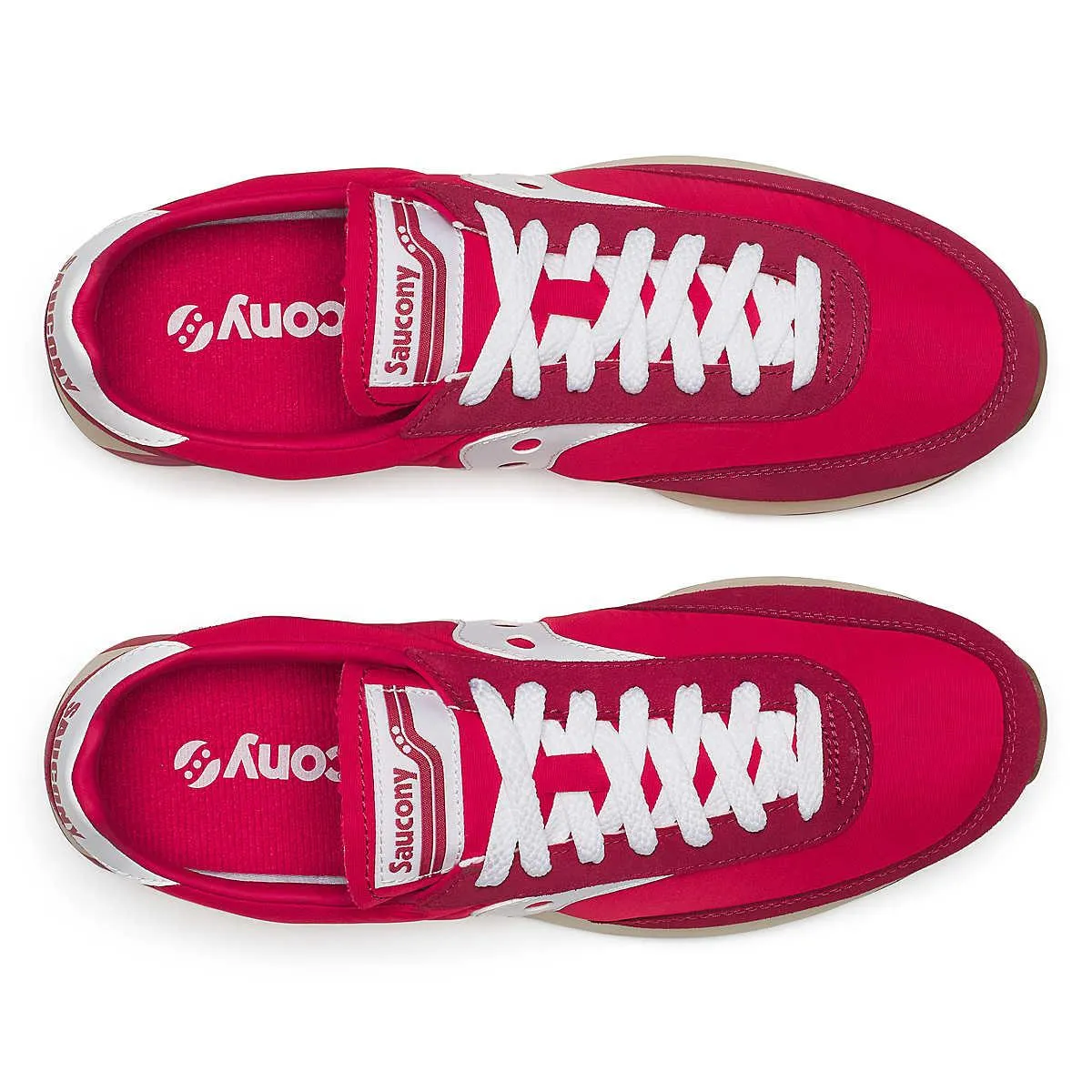 Saucony Trainer 80 Red/White Trainers
