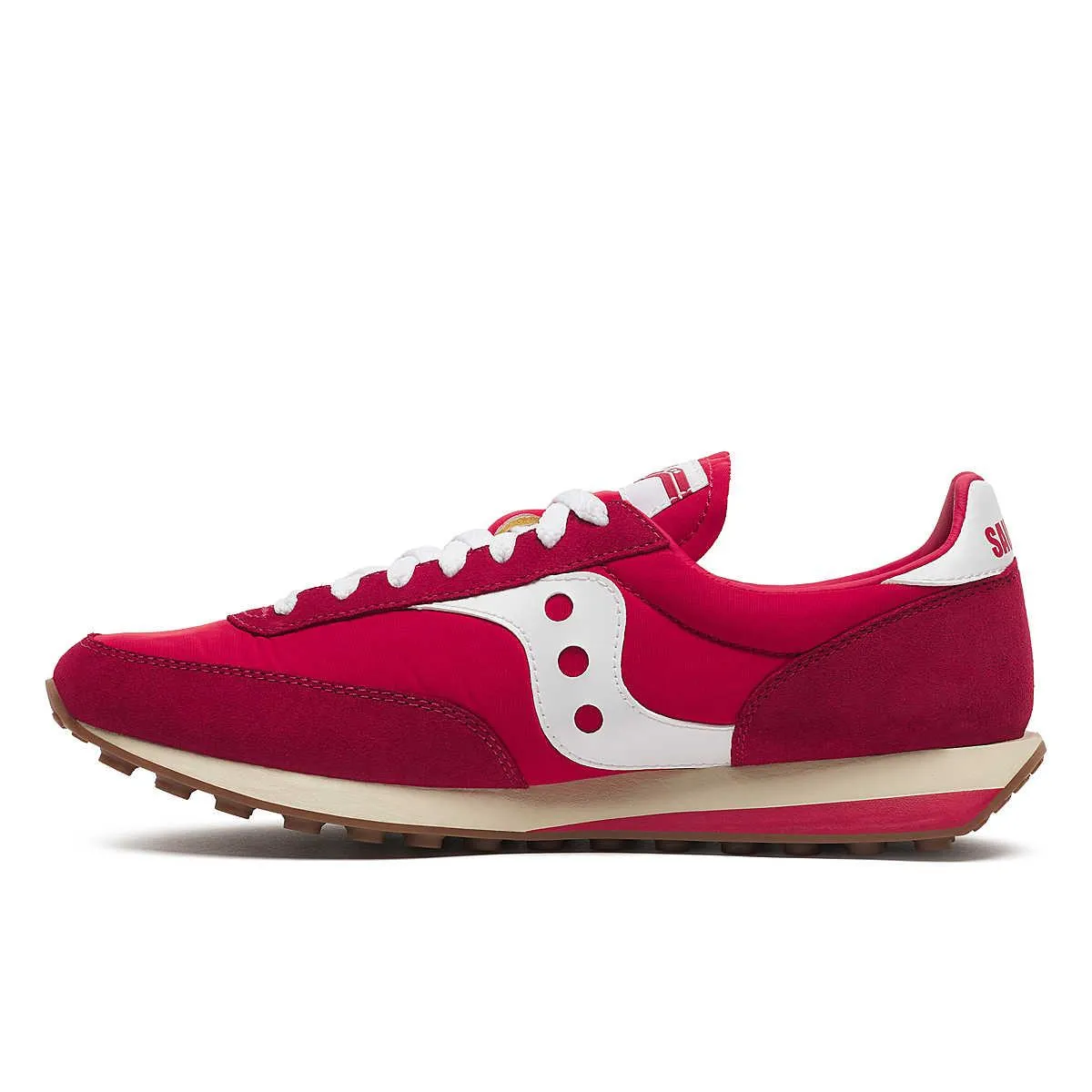 Saucony Trainer 80 Red/White Trainers