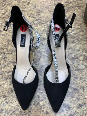 Shoes Heels Kitten By Jones New York In Snakeskin Print, Size: 10