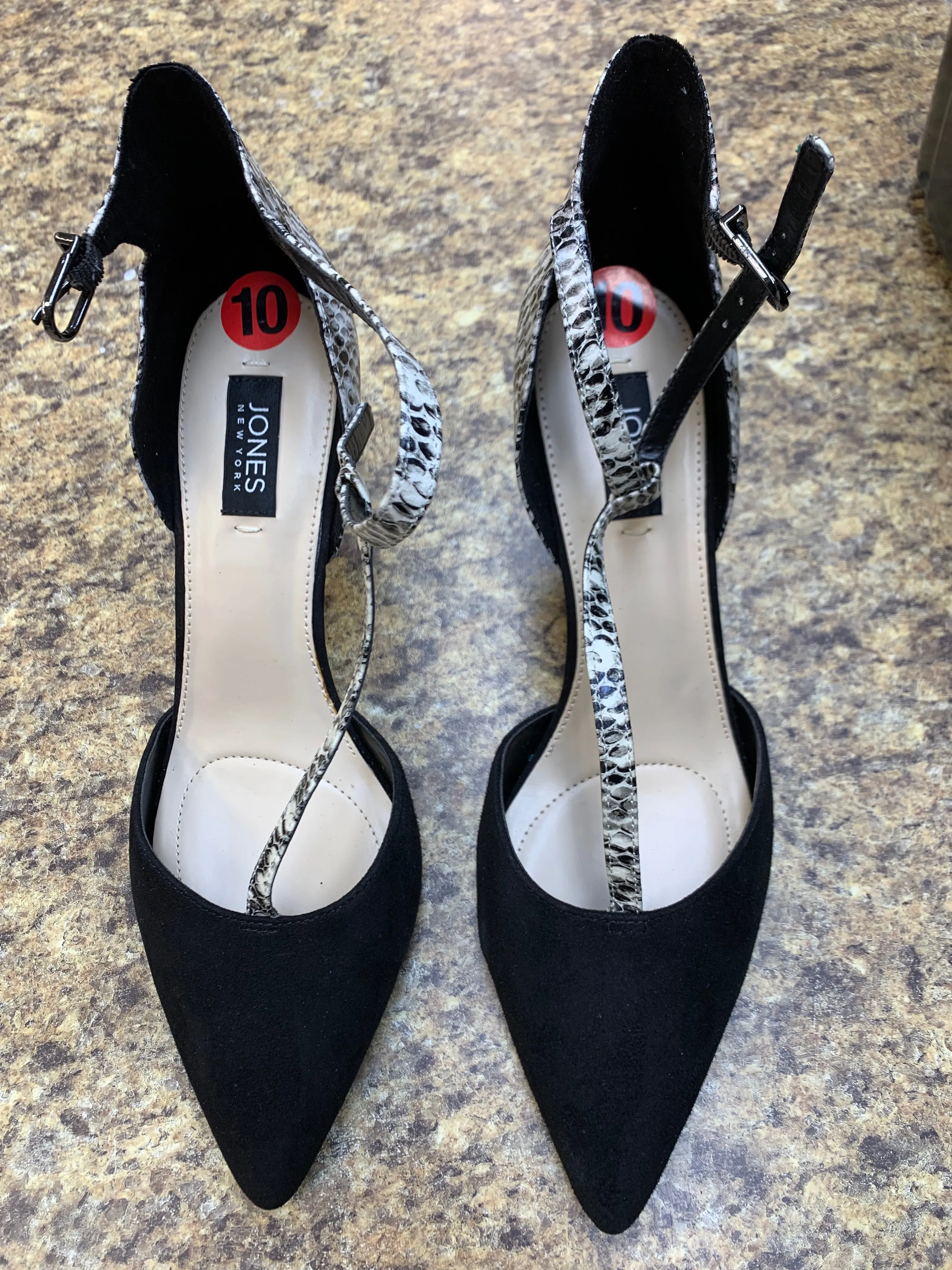 Shoes Heels Kitten By Jones New York In Snakeskin Print, Size: 10