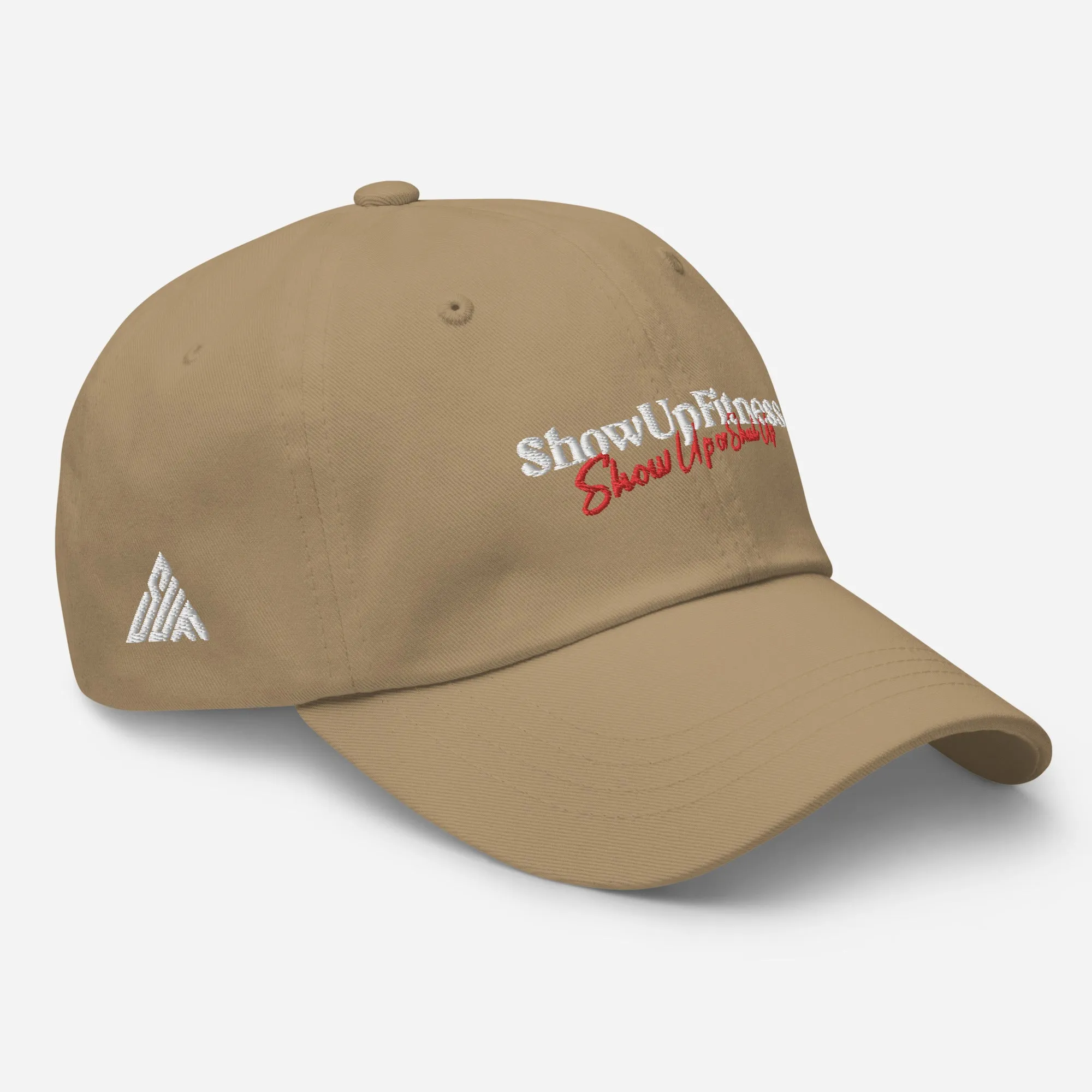 Show Up Fitness Dad Hat - Black - Spruce - Khaki
