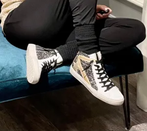 Shushop Hightop Sparkle Sneakers - SIZE 6