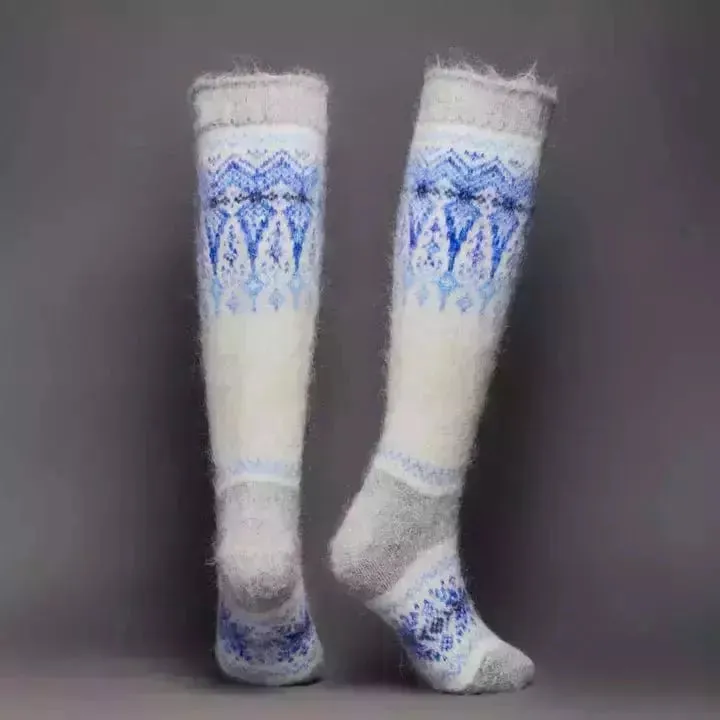 Siberia Spirit Enchanted Icicles Under-the-Knee Socks