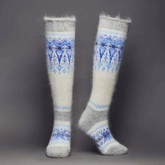 Siberia Spirit Enchanted Icicles Under-the-Knee Socks