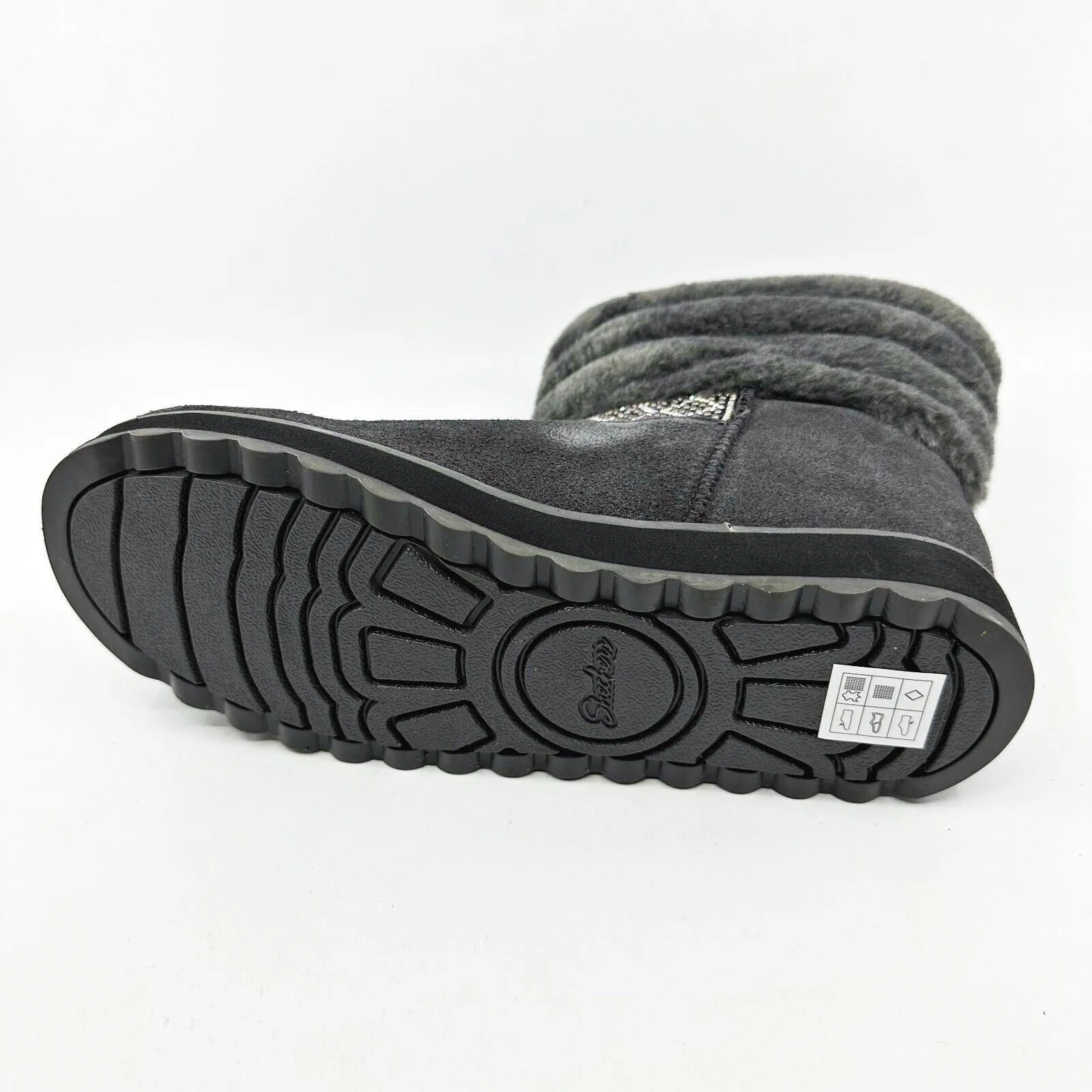 Skechers Keepsakes 2.0 Casual Day Charcoal Womens Size 5 Winter Comfort Boots