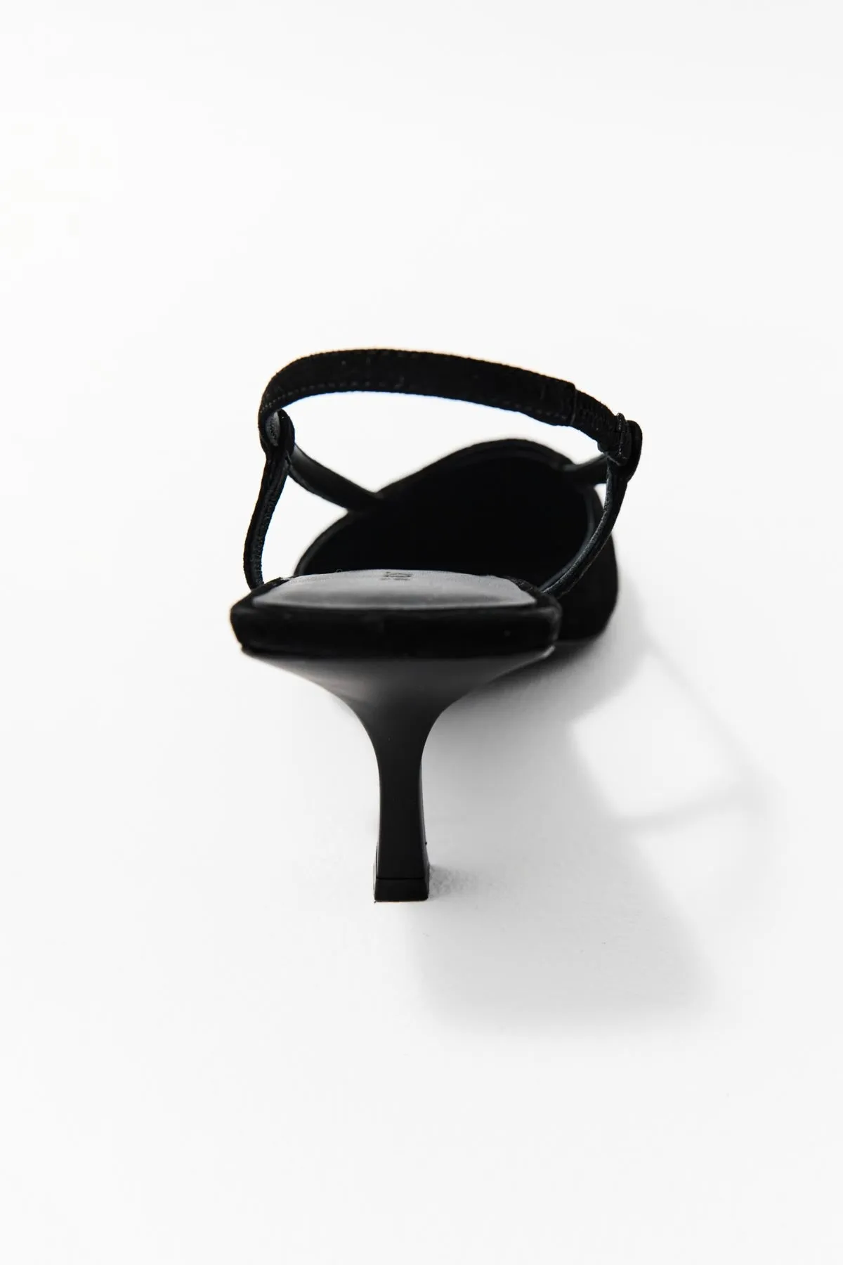 Sling Back Heel - Black