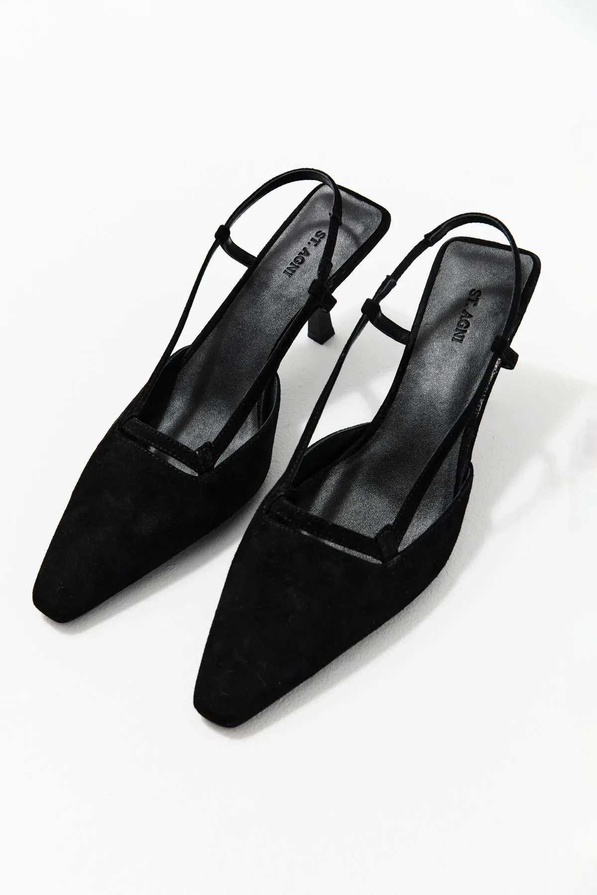 Sling Back Heel - Black
