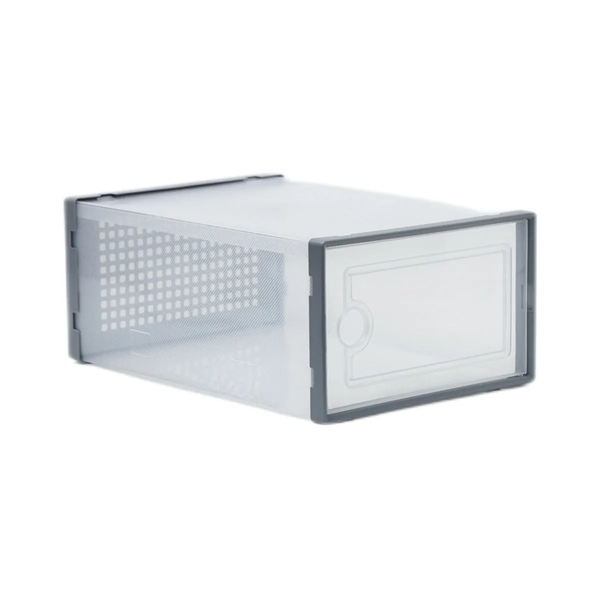 Stackable Plastic Shoe Box Storage 12 Pack