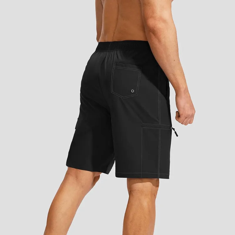 Swim Trunks Quick Dry Board Shorts With 5 Pockets