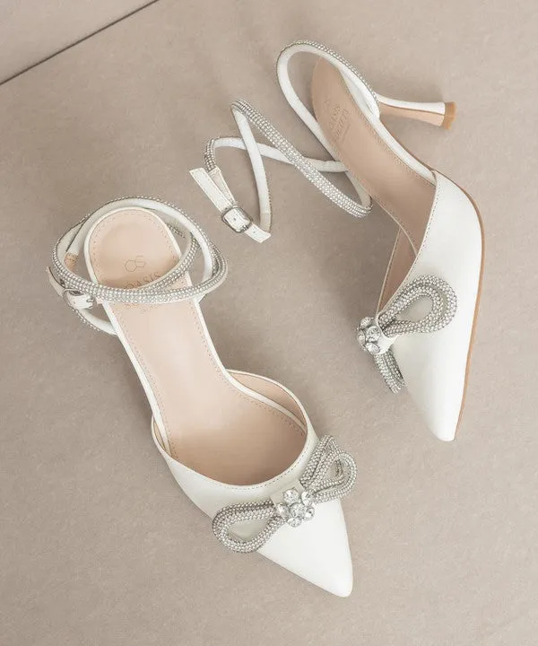 THE BOW KITTEN HEELS