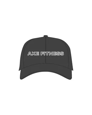 The Dad Hat - Charcoal - Axe Fitness - White