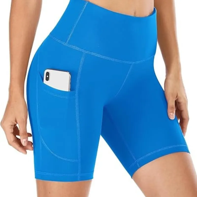 The Stretchy Workout Shorts – High Waist and Pocket Design