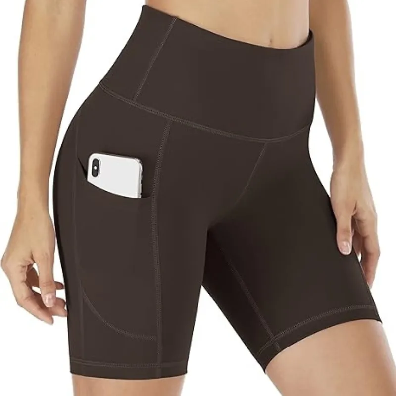 The Stretchy Workout Shorts – High Waist and Pocket Design