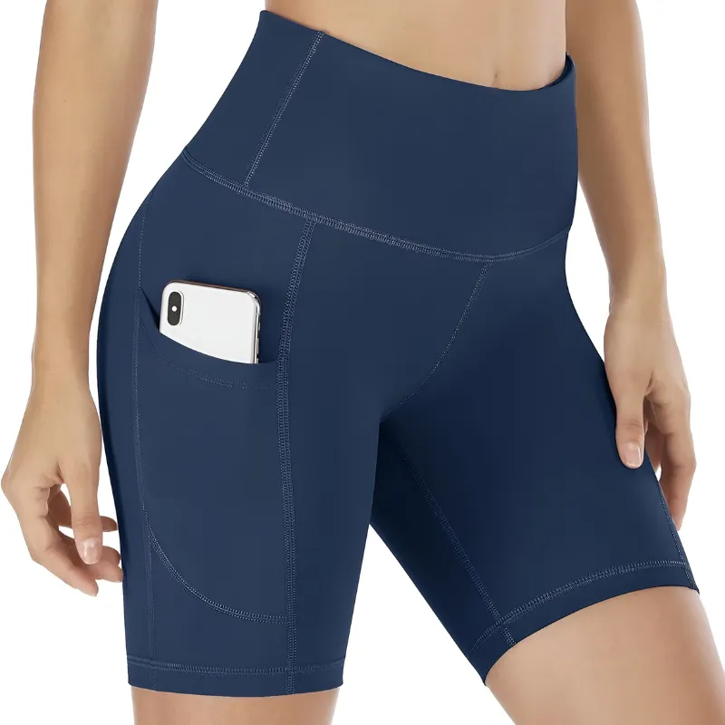 The Stretchy Workout Shorts – High Waist and Pocket Design