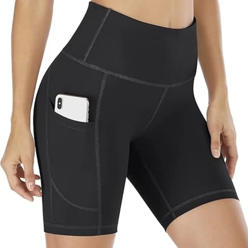 The Stretchy Workout Shorts – High Waist and Pocket Design