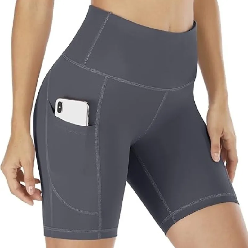 The Stretchy Workout Shorts – High Waist and Pocket Design