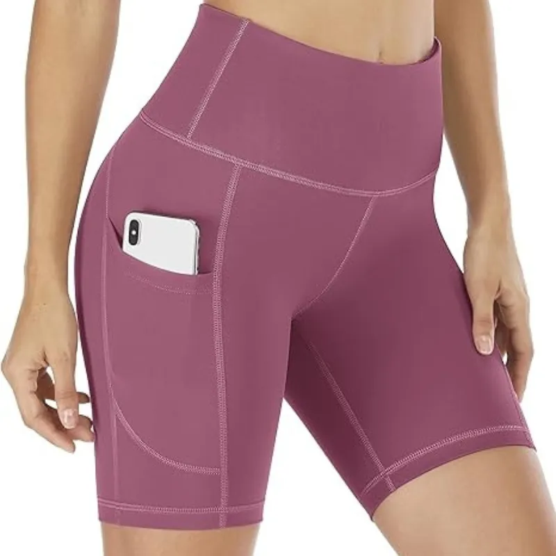 The Stretchy Workout Shorts – High Waist and Pocket Design