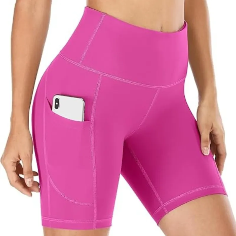 The Stretchy Workout Shorts – High Waist and Pocket Design