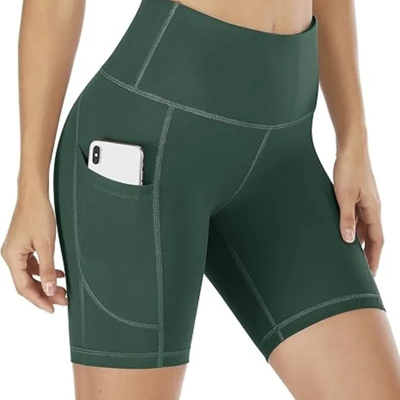 The Stretchy Workout Shorts – High Waist and Pocket Design