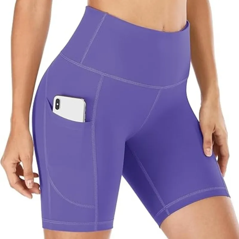 The Stretchy Workout Shorts – High Waist and Pocket Design