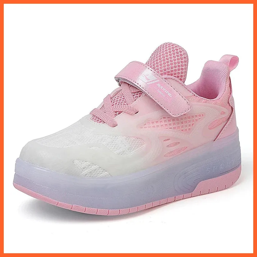 Two Wheels Roller Skate Shoes For Boys Girls