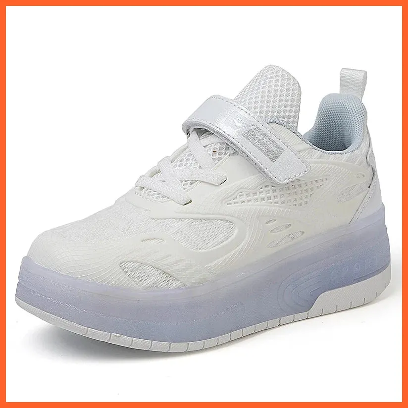 Two Wheels Roller Skate Shoes For Boys Girls