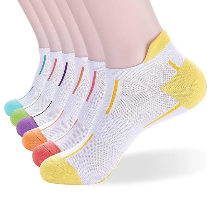 Women Everyday Short Length Mesh Design Socks Combo