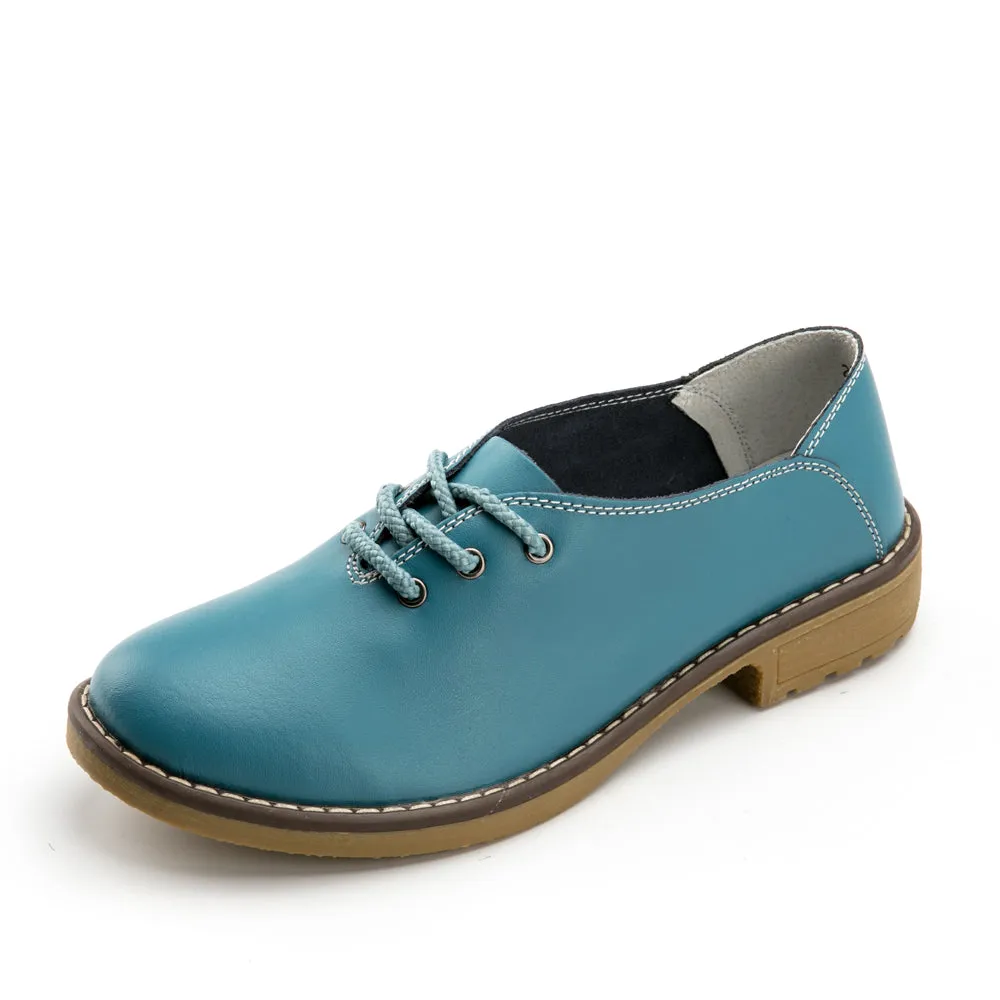 Women's Autumn Genuine Leather Oxfords