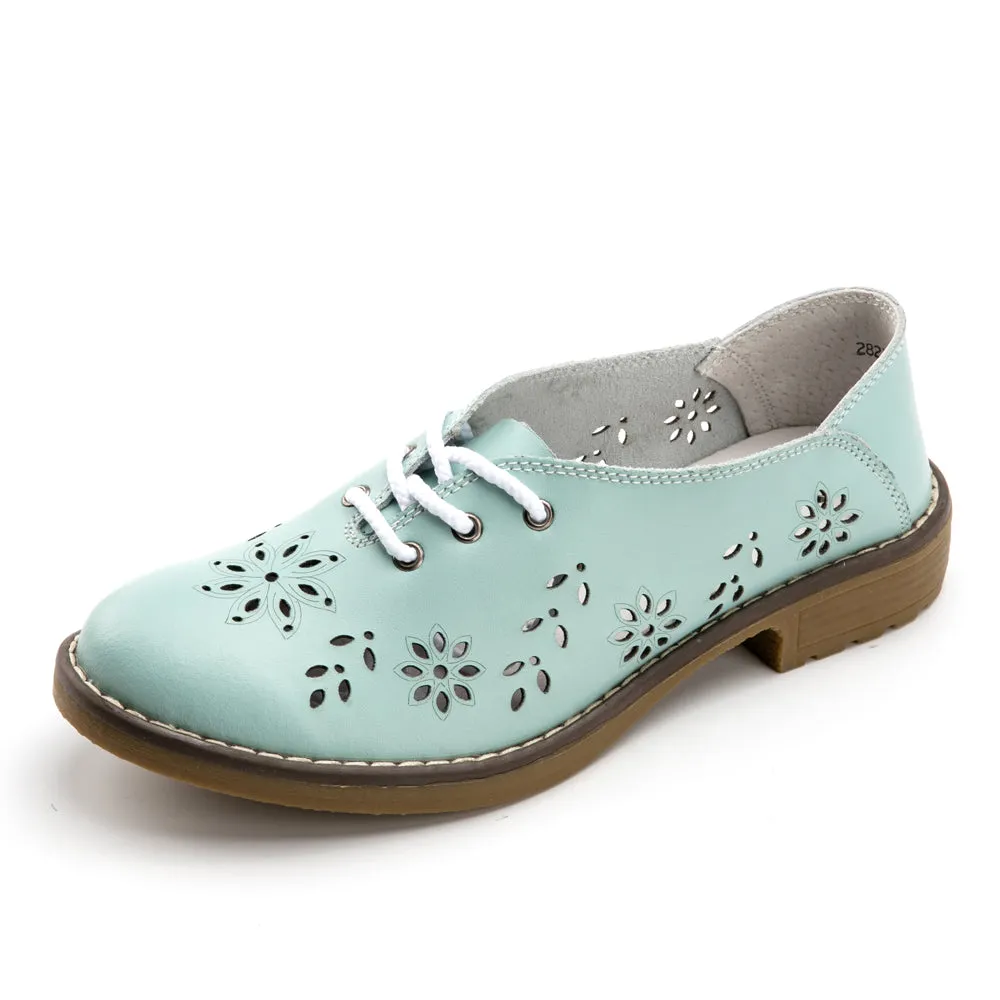 Women's Autumn Genuine Leather Oxfords
