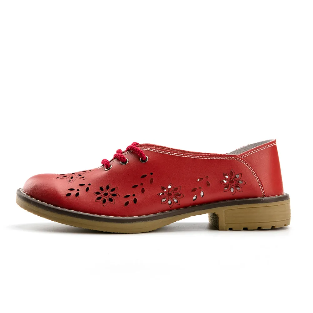 Women's Autumn Genuine Leather Oxfords