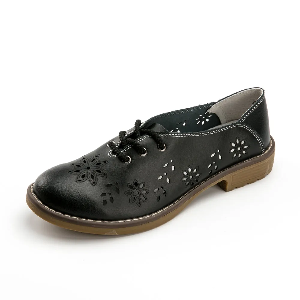Women's Autumn Genuine Leather Oxfords