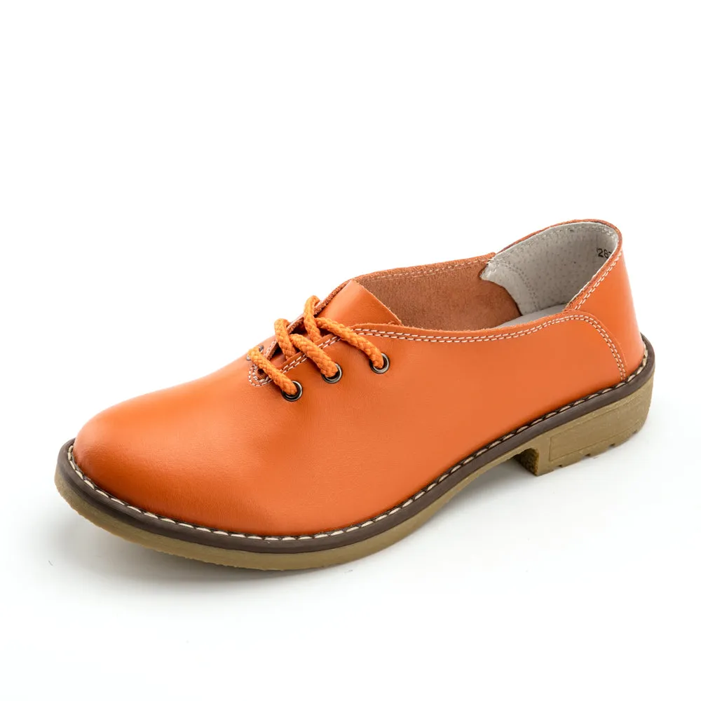 Women's Autumn Genuine Leather Oxfords