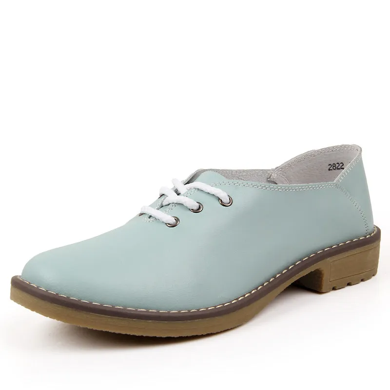 Women's Autumn Genuine Leather Oxfords