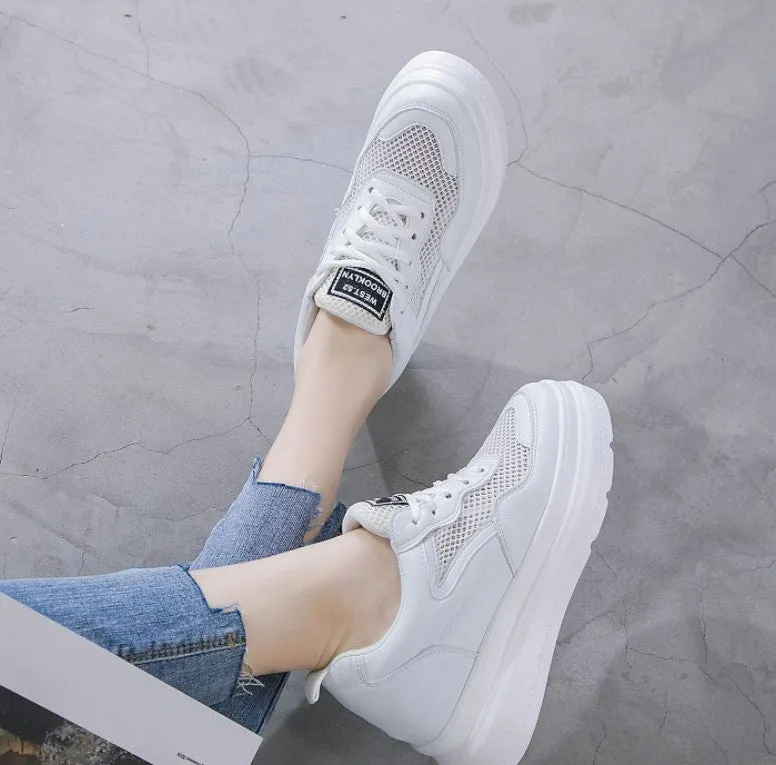 Women's Small Size Lace Mesh Fashion Sneakers SS88