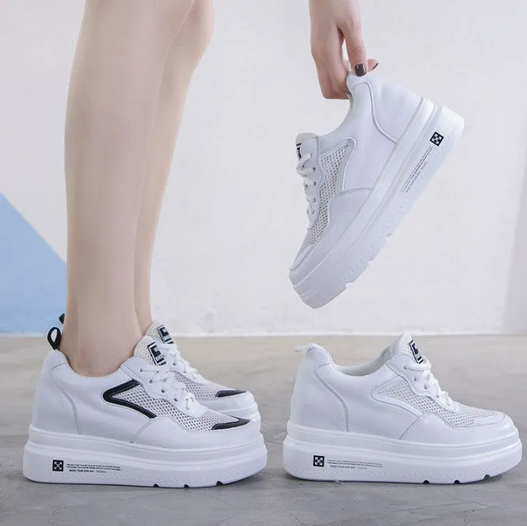 Women's Small Size Lace Mesh Fashion Sneakers SS88